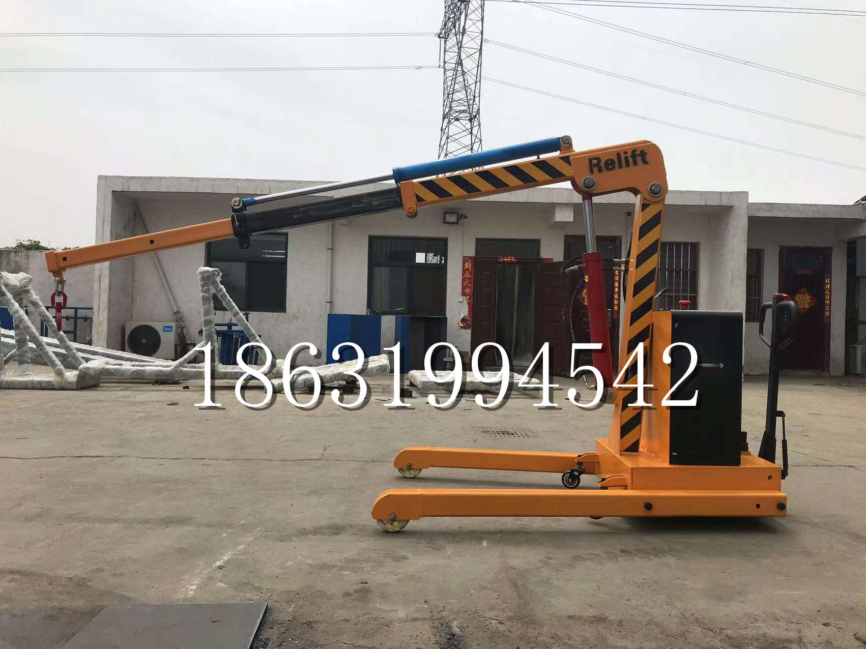 珲春市久征定做3吨三轮随车吊 农用园林绿化移树吊 平板工程用小吊机