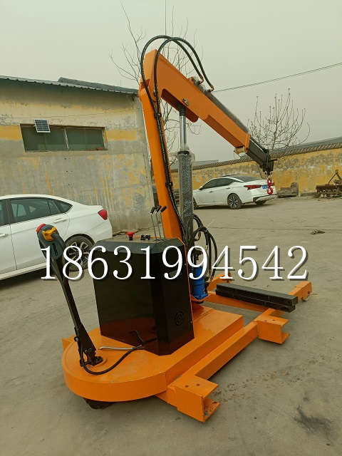 珲春市自卸车厢随车吊 自制轮式四不像起重机 四驱平板吊 5吨 贵盛
